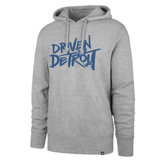Detroit Lions '47 Driven by Detroit Pullover Hoodie - Gray Hoodies