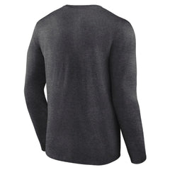 Seattle Kraken Fanatics Authentic Pro Secondary Long Sleeve T-Shirt - Heather Charcoal | US 5103677