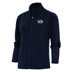 Nashville Predators Antigua Women's Team Logo Generation Full-Zip Jacket - Navy | US 5104552