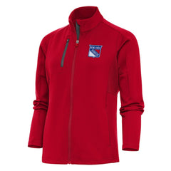 New York Rangers Antigua Women's Team Logo Generation Full-Zip Jacket - Red | US 5104561