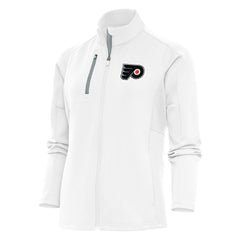 Philadelphia Flyers Antigua Women's Team Logo Generation Full-Zip Jacket - White | US 5104568