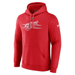 Detroit Red Wings Fanatics Authentic Pro Secondary Pullover Hoodie - Red | US 5104908