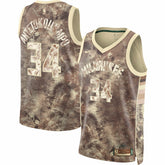 Giannis Antetokounmpo Milwaukee Bucks Unisex Select Series Swingman Jersey Brown - Nike