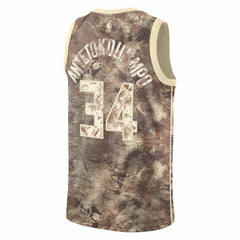 Giannis Antetokounmpo Milwaukee Bucks Unisex Select Series Swingman Jersey Brown - Nike