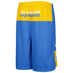 Justin Herbert Los Angeles Chargers Youth Player Name & Number Shorts - Powder Blue Shorts