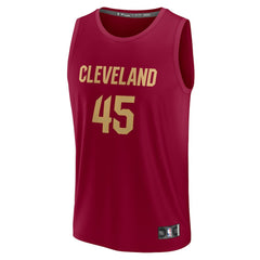 Donovan Mitchell Cleveland Cavaliers Fast Break Replica Jersey Icon Editi- Wine - Fanatics