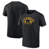 Boston Bruins Shoulder Patch Logo T-Shirt - Black | US 5111180