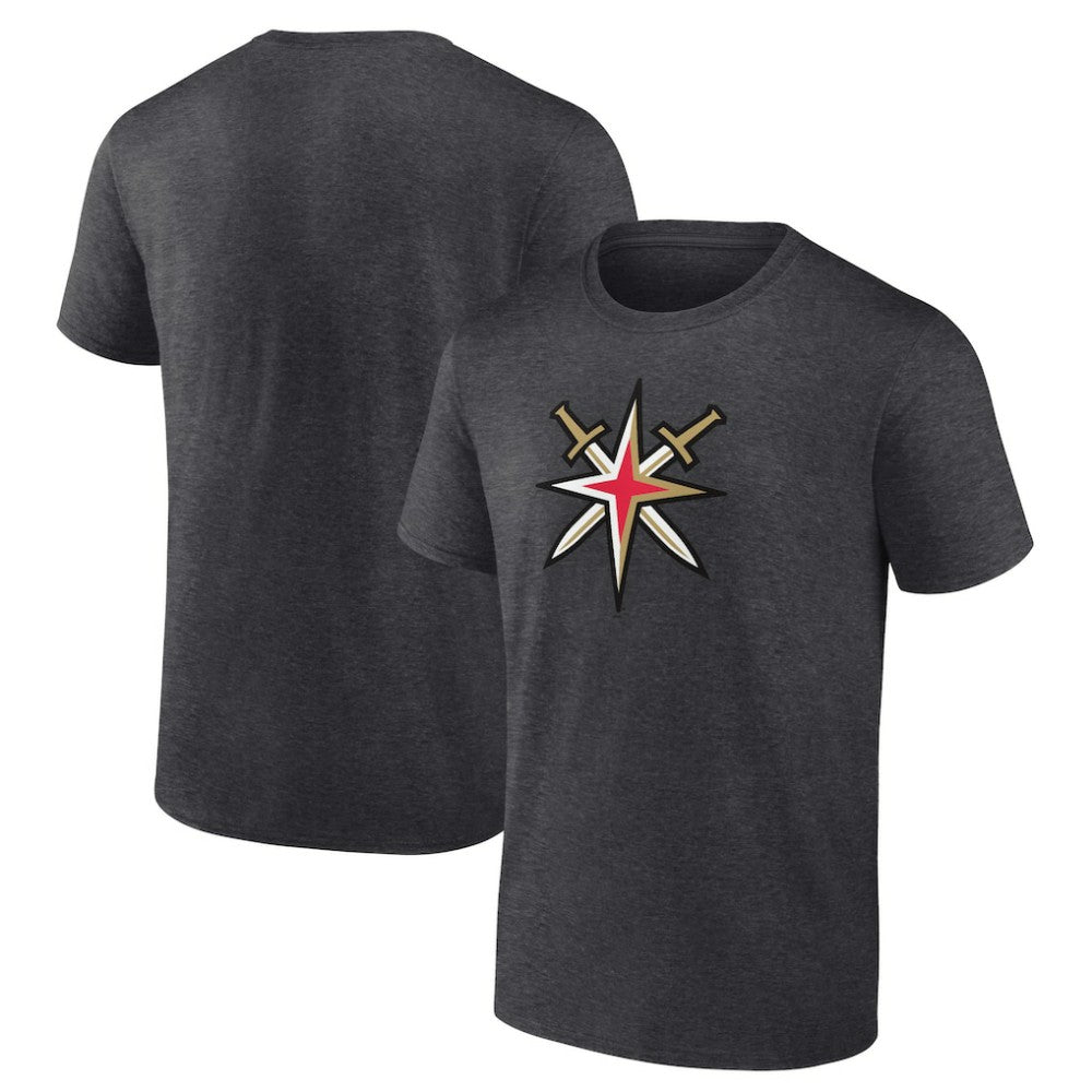 Vegas Golden Knights Shoulder Patch Logo T-Shirt - Charcoal | US 5111187