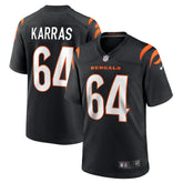 Ted Karras Cincinnati Bengals Game Player Jersey - Black Jerseys