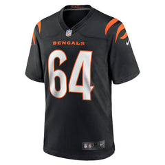 Ted Karras Cincinnati Bengals Game Player Jersey - Black Jerseys