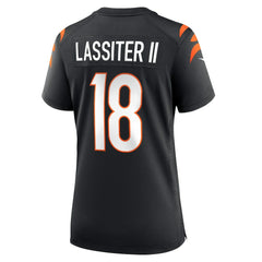 Kwamie Lassiter II Cincinnati Bengals Women's Game Player Jersey - Black Jerseys