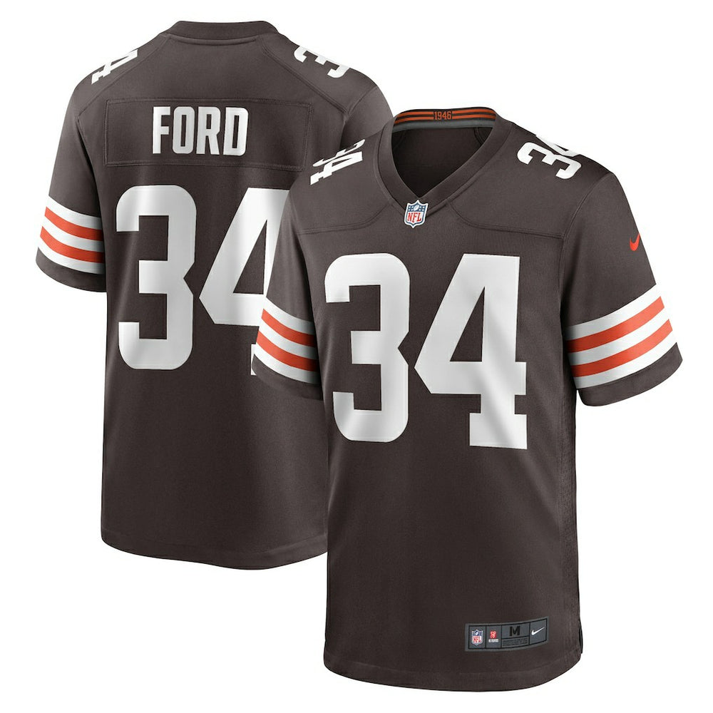 Jerome Ford Cleveland Browns Game Player Jersey - Brown Jerseys