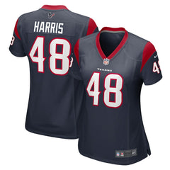 Christian Harris Houston Texans Women's Game Player Jersey - Navy Jerseys