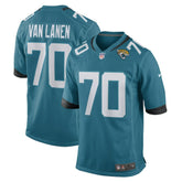 Cole Van Lanen Jacksonville Jaguars Game Player Jersey - Teal Jerseys
