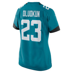 Foyesade Oluokun Jacksonville Jaguars Women's Game Player Jersey - Teal Jerseys