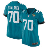 Cole Van Lanen Jacksonville Jaguars Women's Game Player Jersey - Teal Jerseys