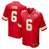 Bryan Cook Kansas City Chiefs Game Player Jersey - Red Jerseys