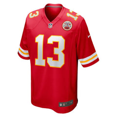 Nazeeh Johnson Kansas City Chiefs Game Player Jersey - Red Jerseys