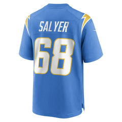 Jamaree Salyer Los Angeles Chargers Game Player Jersey - Powder Blue Jerseys