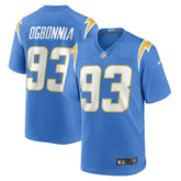 Otito Ogbonnia Los Angeles Chargers Game Player Jersey - Powder Blue Jerseys