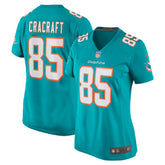 River Cracraft Miami Dolphins Women's Game Player Jersey - Aqua Jerseys