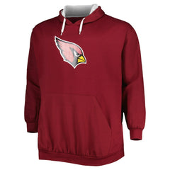 Arizona Cardinals Big & Tall Logo Pullover Hoodie - Cardinal Hoodies