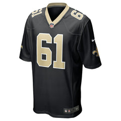 Drew Desjarlais New Orleans Saints Game Player Jersey - Black Jerseys