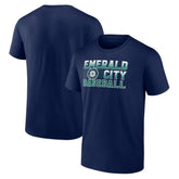 Seattle Mariners Emerald Baseball T-Shirt - Navy T-shirts