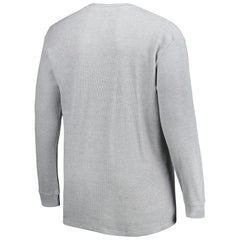 Los Angeles Rams Big & Tall Waffle-Knit Thermal Long Sleeve T-Shirt - Heather Gray T-shirts