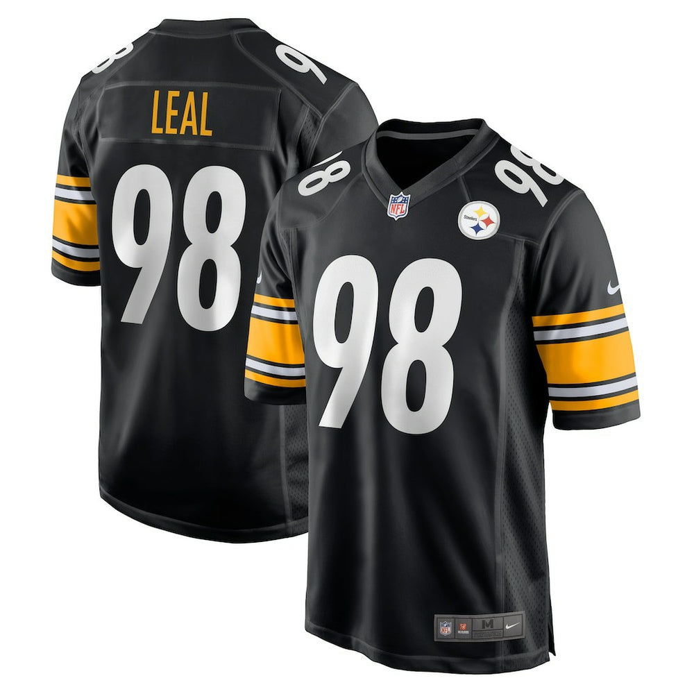 DeMarvin Leal Pittsburgh Steelers Game Player Jersey - Black Jerseys