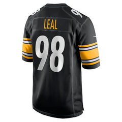 DeMarvin Leal Pittsburgh Steelers Game Player Jersey - Black Jerseys