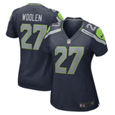 Riq Woolen Seattle Seahawks Women's Team Game Jersey - College Navy Jerseys