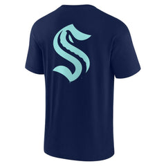 Seattle Kraken Fanatics Unisex Elements Super Soft Short Sleeve T-Shirt - Navy | US 5120880