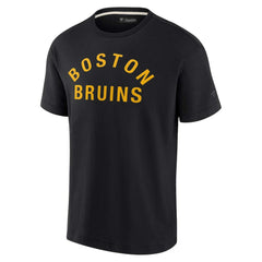 Boston Bruins Fanatics Unisex Elements Super Soft Short Sleeve T-Shirt - Black | US 5120882