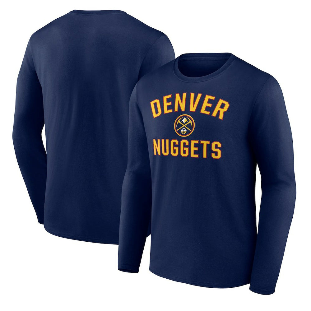 Denver Nuggets Victory Arch Team Long Sleeve T-Shirt Navy outlet