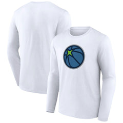 Minnesota Timberwolves Alternate Logo Long Sleeve T-Shirt White