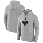 New Orleans Pelicans Alternate Logo Pullover Hoodie Gray outlet