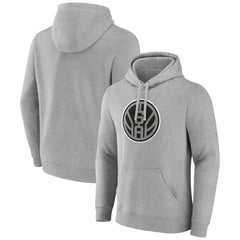 San Antonio Spurs Alternate Logo Pullover Hoodie Gray outlet