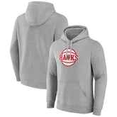 Atlanta Hawks Alternate Logo Pullover Hoodie Gray