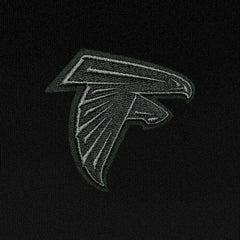 Atlanta Falcons Antigua Tonal Logo Victory Pullover Hoodie - Black Hoodies
