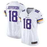 Justin Jefferson Minnesota Vikings Women's Game Player Jersey - White Jerseys