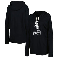 Chicago White Sox Touch Women's Pre-Game Raglan Pullover Hoodie - Black Hoodies