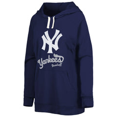 New York Yankees Touch Women's Pre-Game Raglan Pullover Hoodie - Navy Hoodies