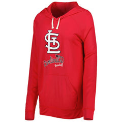 St. Louis Cardinals Touch Women's Pre-Game Raglan Pullover Hoodie - Red Hoodies