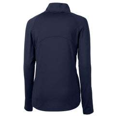 Chicago Bears Cutter & Buck Women's Throwback Logo Adapt Eco Knit Stretch Recycled Half-Zip Pullover Top - Navy Pullover