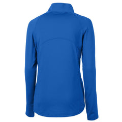 Denver Broncos Cutter & Buck Women's Throwback Logo Adapt Eco Knit Stretch Recycled Half-Zip Pullover Top - Royal Pullover
