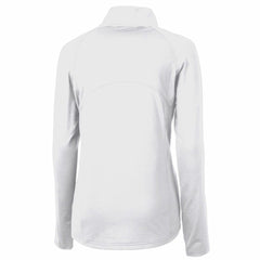 Detroit Lions Cutter & Buck Women's Throwback Logo Adapt Eco Knit Stretch Recycled Half-Zip Pullover Top - White Pullover
