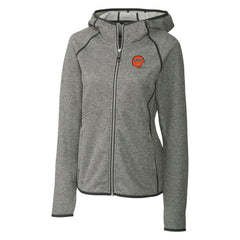 Cincinnati Bengals Cutter & Buck Women's Throwback Logo Mainsail Full-Zip Jacket - Heather Gray Jackets