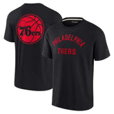 Philadelphia 76ers Unisex Elements Super Soft Short Sleeve T-Shirt Black - Fanatics