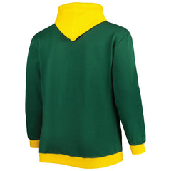 Green Bay Packers Big & Tall Big Face Pullover Hoodie - Green/Gold Hoodies